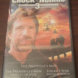 (DVD) Chuck Norris Three Film Collection - President's Man 1 & 2 / Logan's War